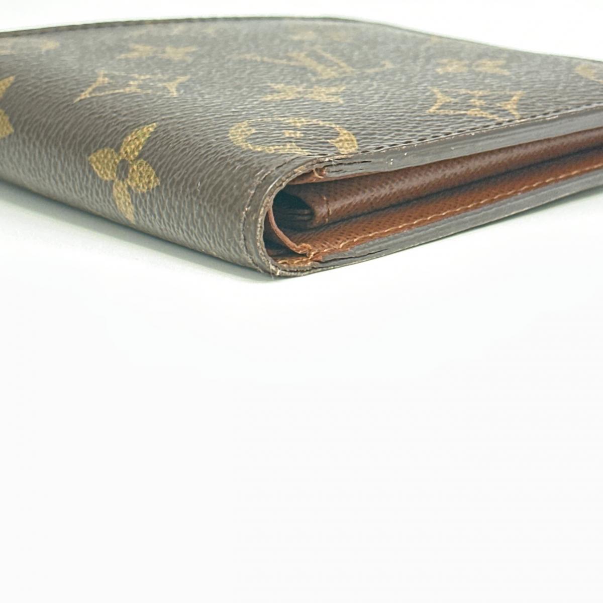 ルイヴィトン LOUIS VUITTON 二つ折り財布
 財布 モノグラム ポルトフォイユ・マルコ モノグラムキャンバス M61675 ブラウン LV
 【SS】
 【中古】