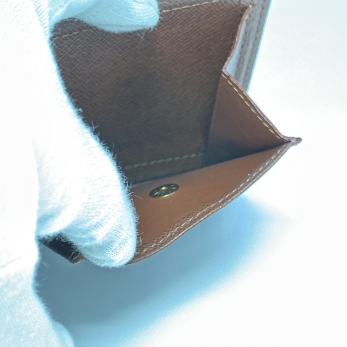 ルイヴィトン LOUIS VUITTON 二つ折り財布
 財布 モノグラム ポルトフォイユ・マルコ モノグラムキャンバス M61675 ブラウン LV
 【SS】
 【中古】