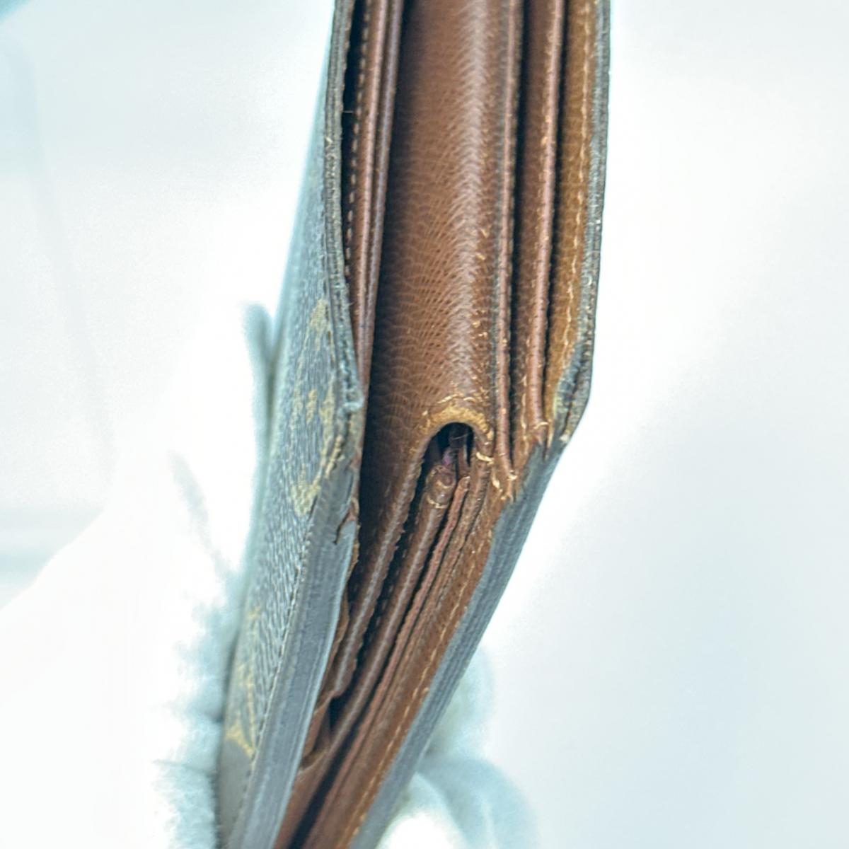 ルイヴィトン LOUIS VUITTON 二つ折り財布
 財布 モノグラム ポルトフォイユ・マルコ モノグラムキャンバス M61675 ブラウン LV
 【SS】
 【中古】