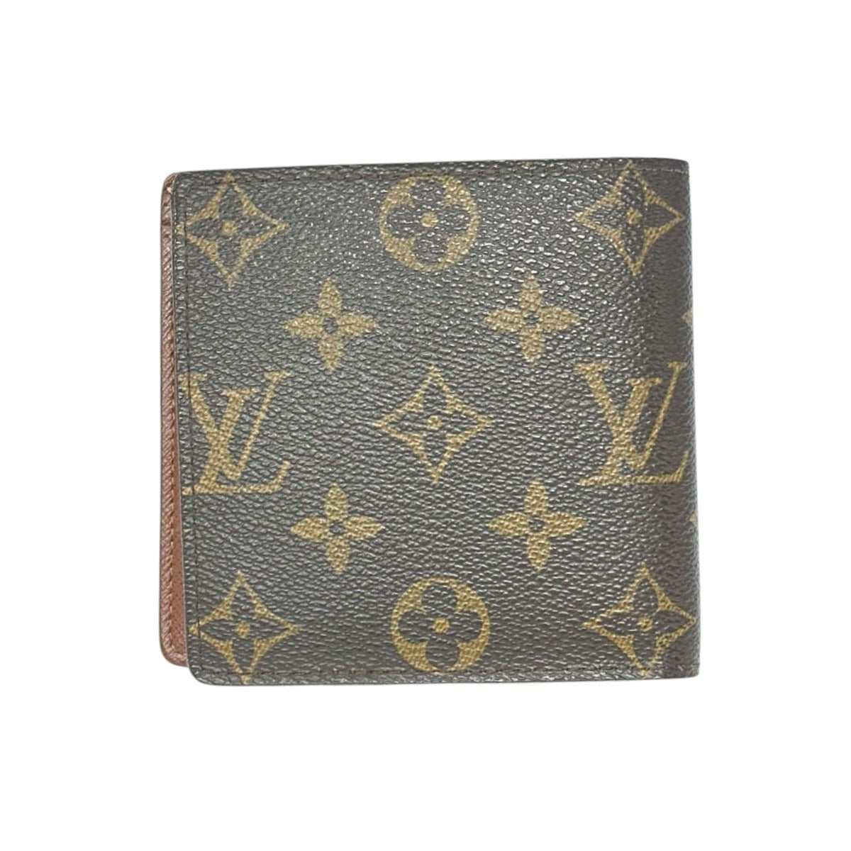 ルイヴィトン LOUIS VUITTON 二つ折り財布
 財布 モノグラム ポルトフォイユ・マルコ モノグラムキャンバス M61675 ブラウン LV
 【SS】
 【中古】