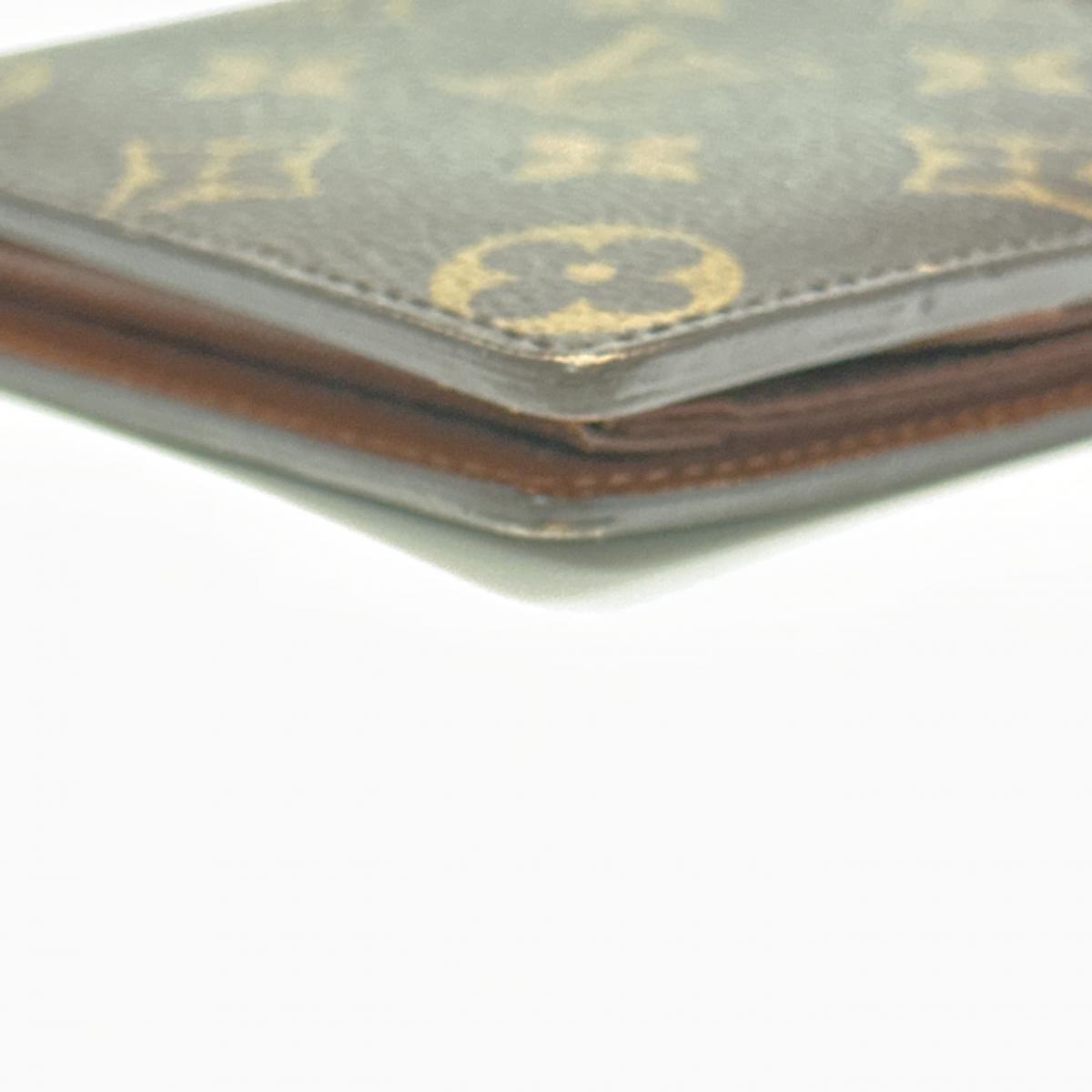 ルイヴィトン LOUIS VUITTON 二つ折り財布
 財布 モノグラム ポルトフォイユ・マルコ モノグラムキャンバス M61675 ブラウン LV
 【SS】
 【中古】