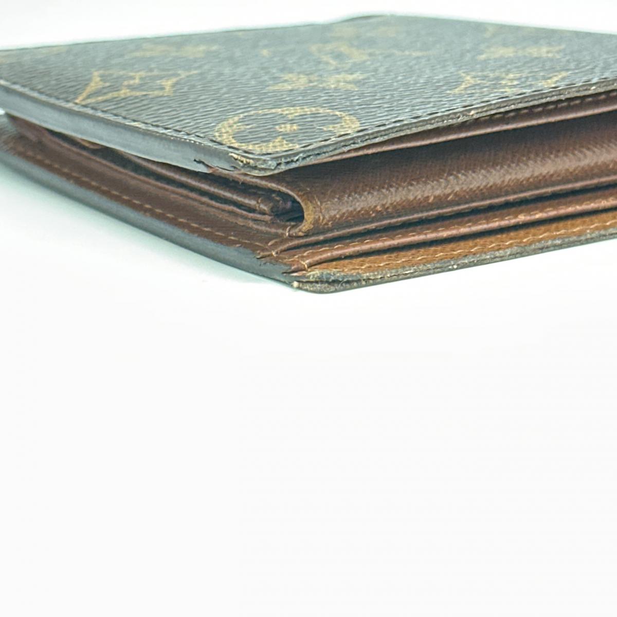ルイヴィトン LOUIS VUITTON 二つ折り財布
 財布 モノグラム ポルトフォイユ・マルコ モノグラムキャンバス M61675 ブラウン LV
 【SS】
 【中古】