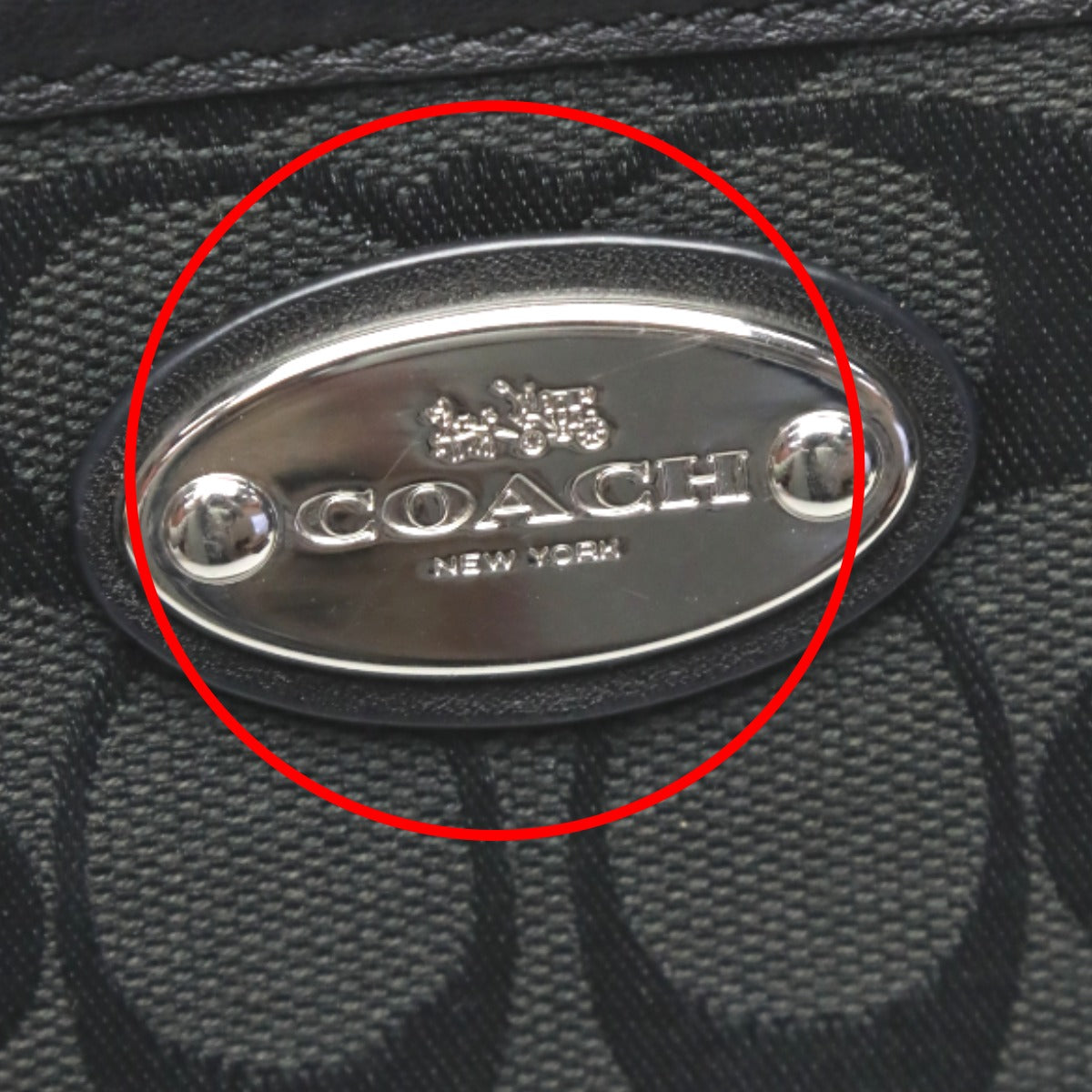 コーチ COACH ショルダーバッグ
 ショルダーバック シグネチャー キャンバス F36378 ブラック 【SS】
 【中古】