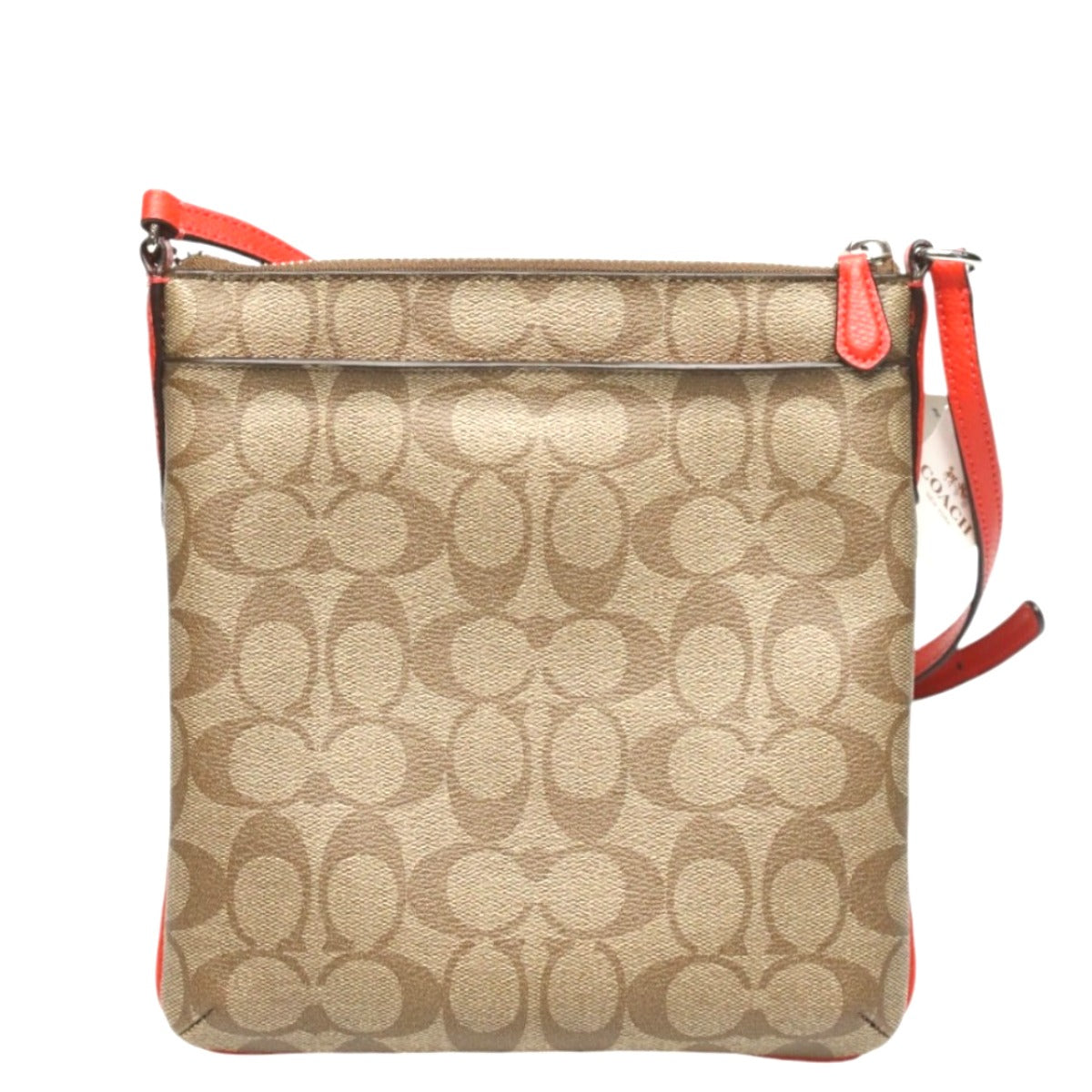 コーチ COACH ショルダーバッグ
 斜めがけ CCキャンバス シグネチャー レザー F35940 ブラウン 【SS】
 【中古】