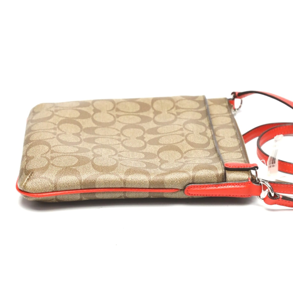 コーチ COACH ショルダーバッグ
 斜めがけ CCキャンバス シグネチャー レザー F35940 ブラウン 【SS】
 【中古】