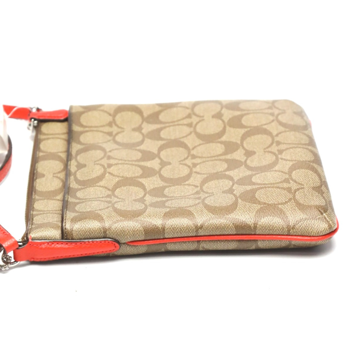 コーチ COACH ショルダーバッグ
 斜めがけ CCキャンバス シグネチャー レザー F35940 ブラウン 【SS】
 【中古】