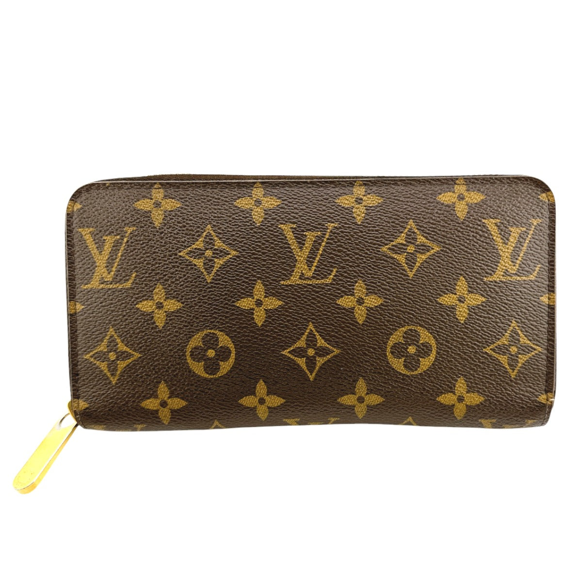 ルイヴィトン LOUIS VUITTON 長財布
 ラウンドファスナー モノグラム ジッピー・ウォレット モノグラムキャンバス M41895 ブラウン×フューシャ LV
 【SS】
 【中古】