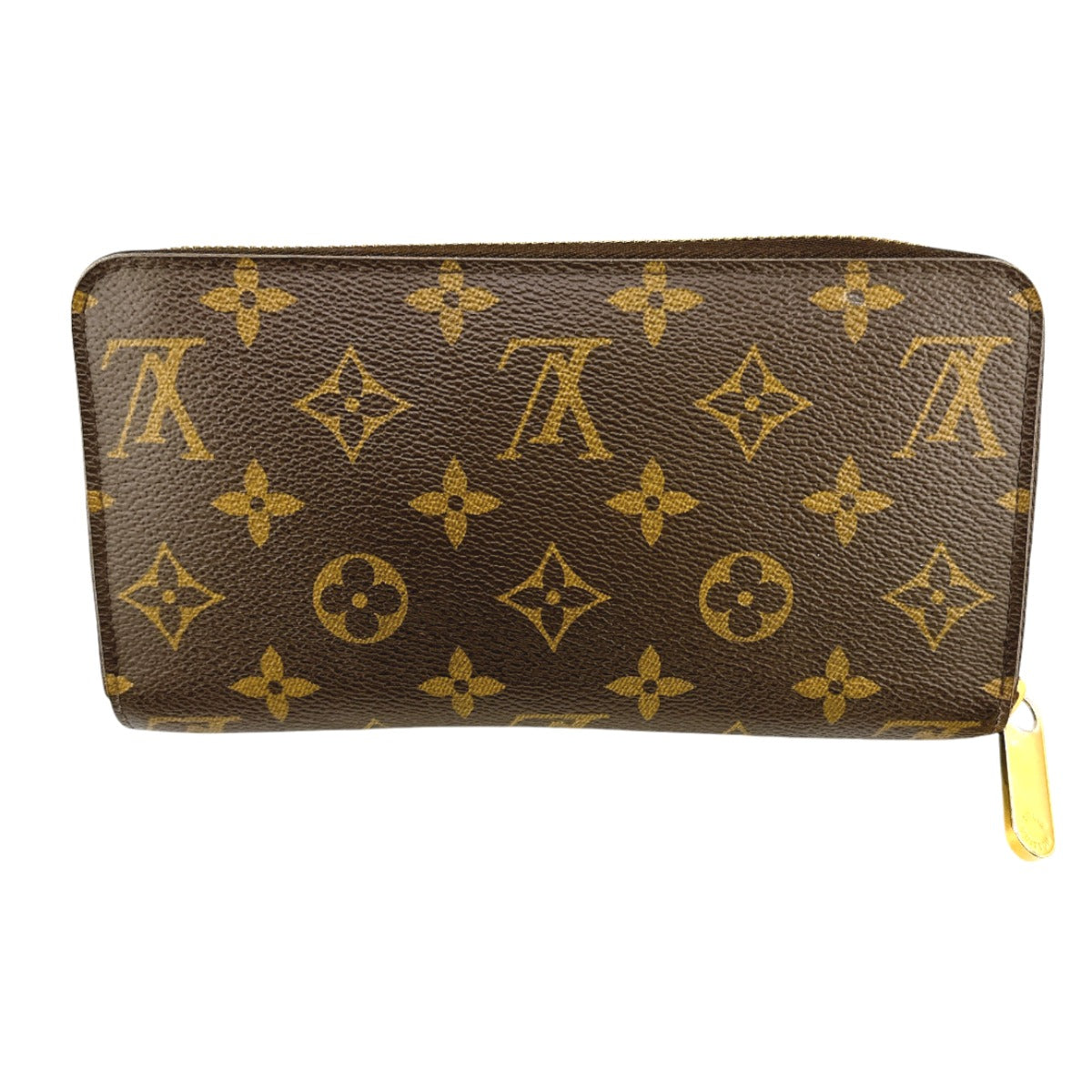 ルイヴィトン LOUIS VUITTON 長財布
 ラウンドファスナー モノグラム ジッピー・ウォレット モノグラムキャンバス M41895 ブラウン×フューシャ LV
 【SS】
 【中古】