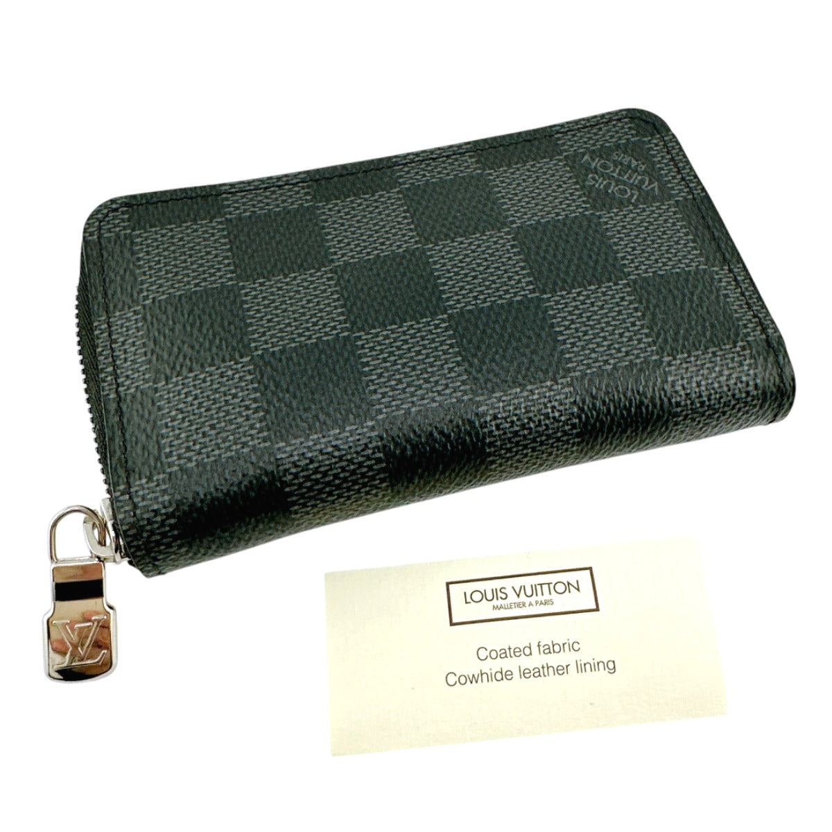 ルイヴィトン LOUIS VUITTON コインケース
 コインケース ダミエ ジッピーコインパース ダミエグラフィットキャンバス N63076 ブラック LV
 【SS】
 【中古】