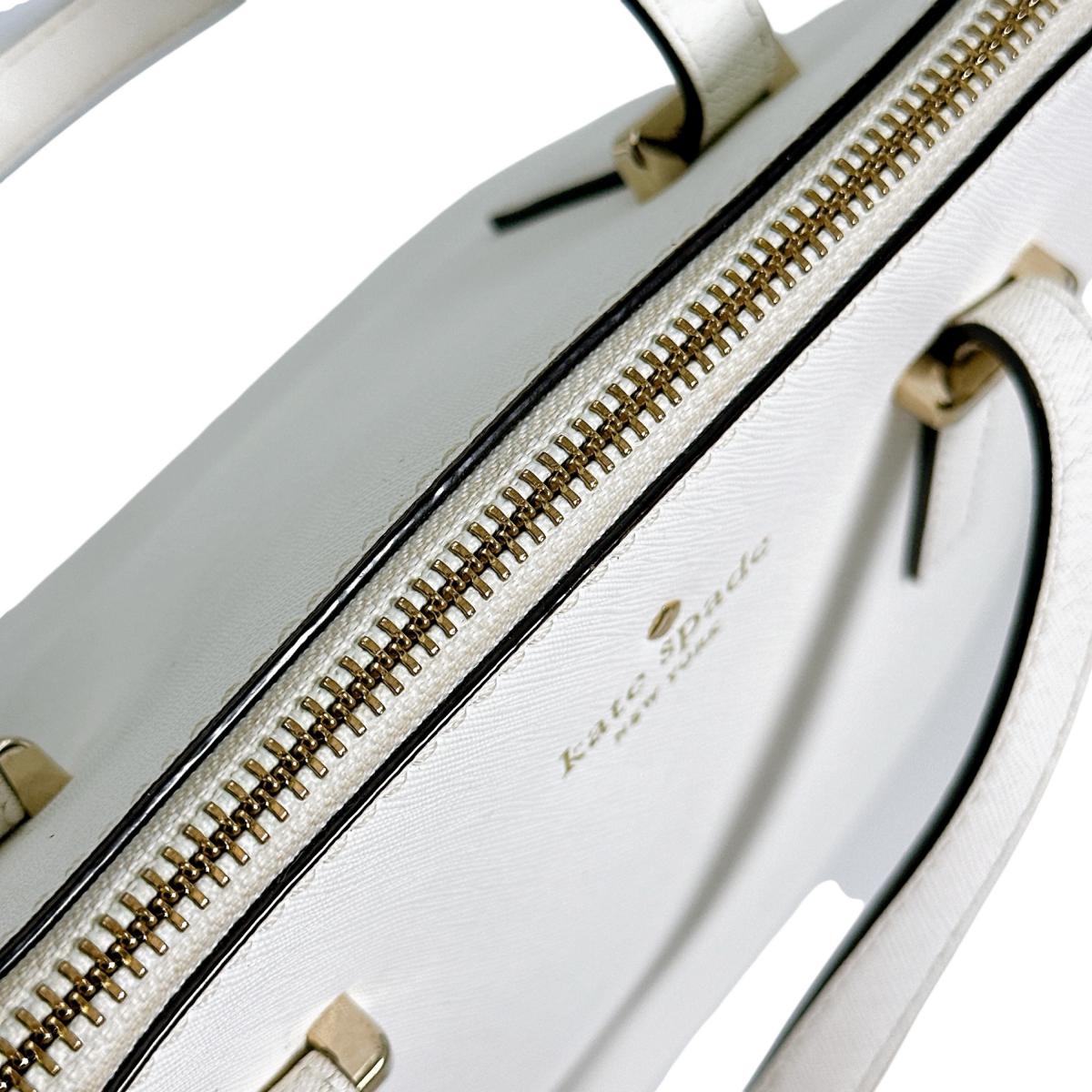 ケイトスペード Kate Spade ハンドバッグ
 2wayバッグ ショルダーバッグ 牛革 PXRU4471 ホワイト 【SS】
 【中古】