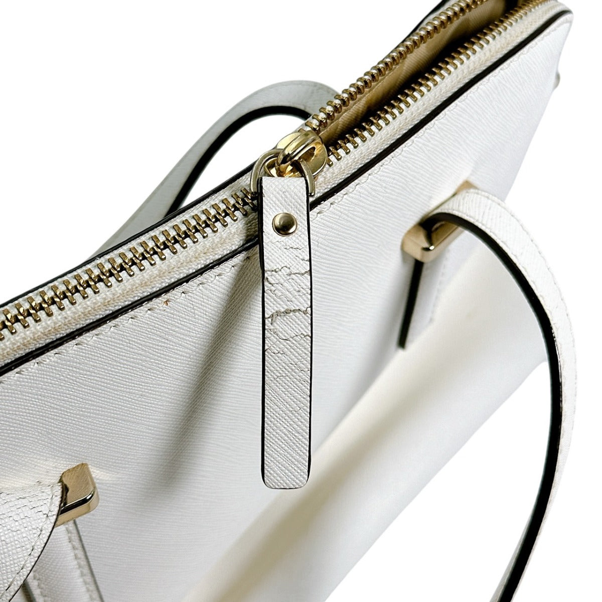 ケイトスペード Kate Spade ハンドバッグ
 2wayバッグ ショルダーバッグ 牛革 PXRU4471 ホワイト 【SS】
 【中古】