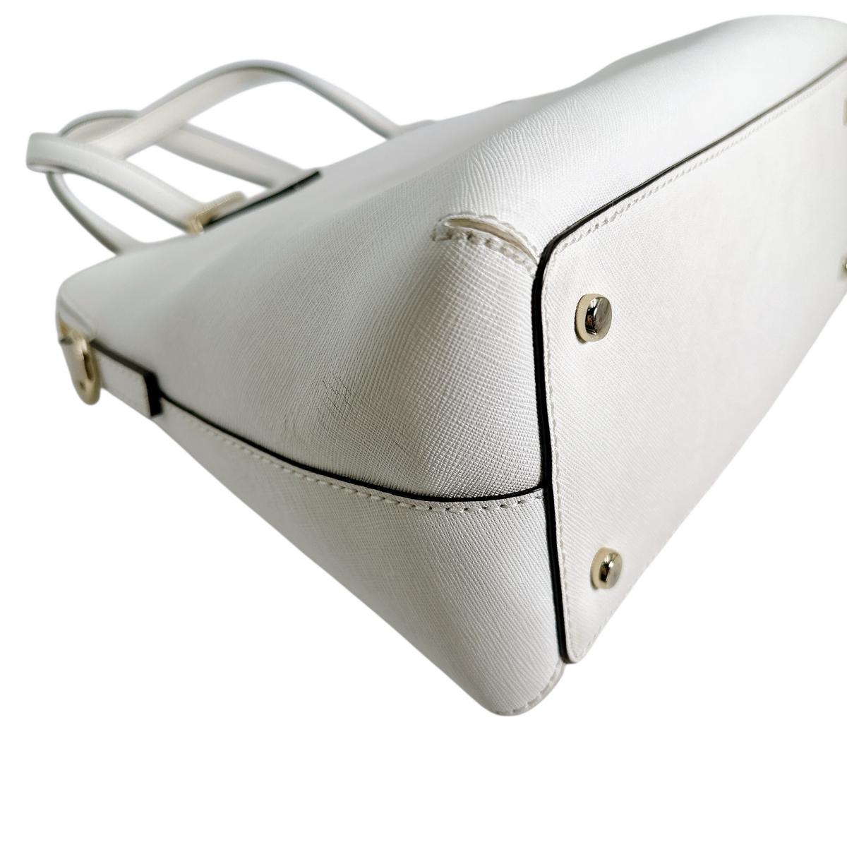 ケイトスペード Kate Spade ハンドバッグ
 2wayバッグ ショルダーバッグ 牛革 PXRU4471 ホワイト 【SS】
 【中古】