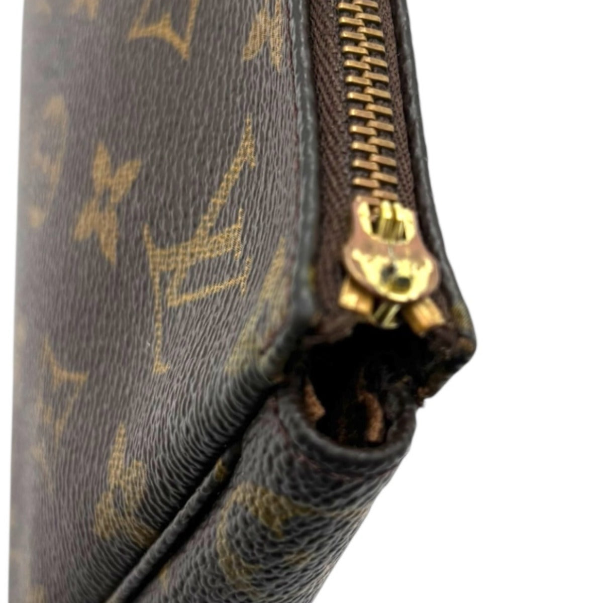 ルイヴィトン LOUIS VUITTON ポーチ
 アクセサリーポーチ モノグラム ポシェット・アクセソワール モノグラムキャンバス M51980 ブラウン LV
 【SS】
 【中古】
