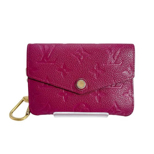 ルイヴィトン LOUIS VUITTON ポーチ
 ミニポーチ モノグラムアンプラント ポシェット・クレ モノグラムアンプラント M61566 ピンク LV
 【SS】
 【中古】