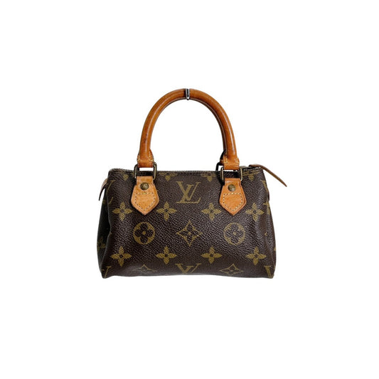 ルイヴィトン LOUIS VUITTON その他バッグ
 ミニバッグ モノグラム ミニスピーディ モノグラムキャンバス M41534 ブラウン LV
 【SS】
 【中古】