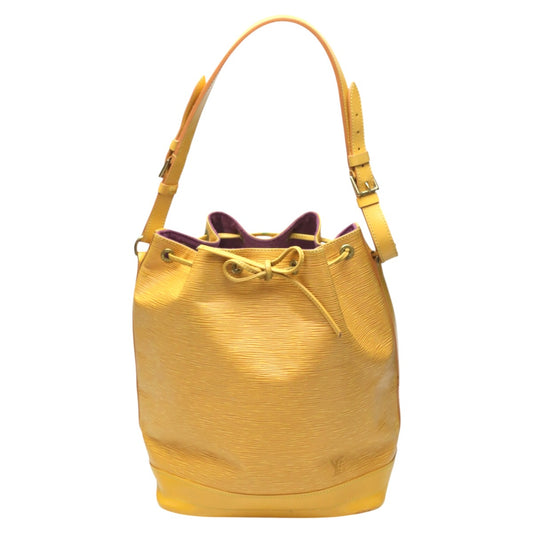 ルイヴィトン LOUIS VUITTON ショルダーバッグ
 巾着型ショルダーバッグ エピ ノエ エピレザー M44009 イエロー LV
 【SS】
 【中古】
