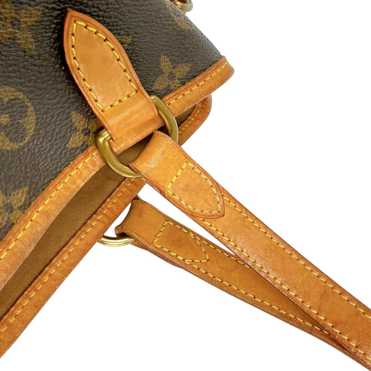 ルイヴィトン LOUIS VUITTON トートバッグ
 バッグ モノグラム バティニョール・オリゾンタル モノグラムキャンバス M51154 ブラウン LV
 【SS】
 【中古】