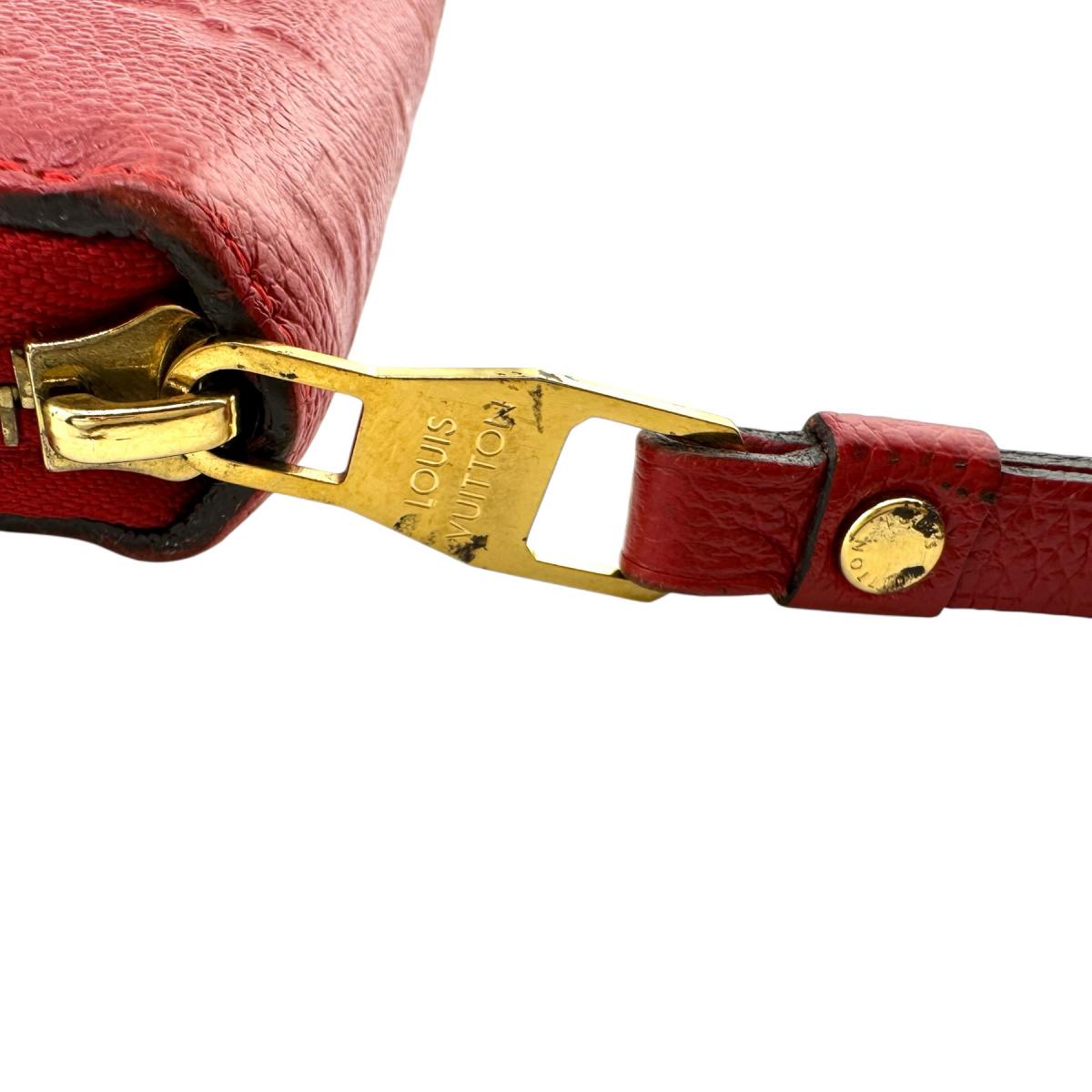 ルイヴィトン LOUIS VUITTON 長財布
 ラウンドファスナー モノグラムアンプラント ジッピーウォレット モノグラムアンプラント M60547 レッド LV
 【SS】
 【中古】