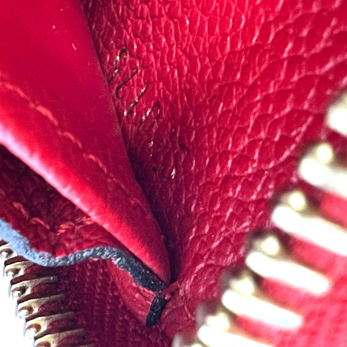 ルイヴィトン LOUIS VUITTON 長財布
 ラウンドファスナー モノグラムアンプラント ジッピーウォレット モノグラムアンプラント M60547 レッド LV
 【SS】
 【中古】