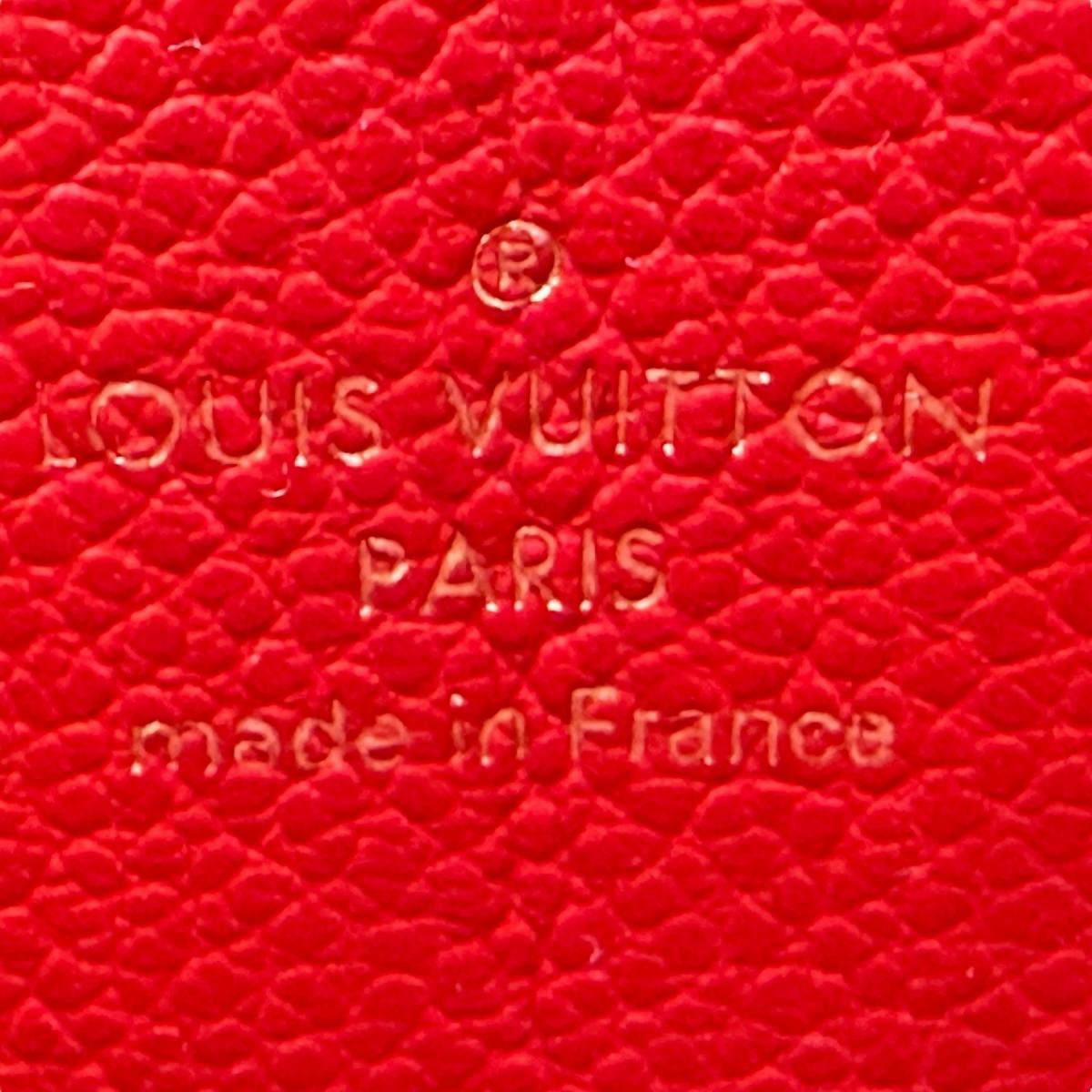 ルイヴィトン LOUIS VUITTON 長財布
 ラウンドファスナー モノグラムアンプラント ジッピーウォレット モノグラムアンプラント M60547 レッド LV
 【SS】
 【中古】