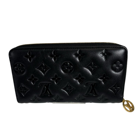 ルイヴィトン LOUIS VUITTON 長財布
 長財布 モノグラム ジッピー･ウォレット ラムスキン M81510 ノワール LV
 【SS】
 【中古】