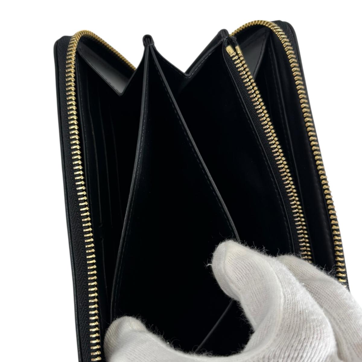 ルイヴィトン LOUIS VUITTON 長財布
 長財布 モノグラム ジッピー･ウォレット ラムスキン M81510 ノワール LV
 【SS】
 【中古】
