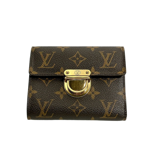 ルイヴィトン LOUIS VUITTON 三つ折り財布
 カード用ポケット付財布 モノグラム ポルトフォイユ・コアラ モノグラムキャンバス M58013 ブラウン LV
 【SS】
 【中古】