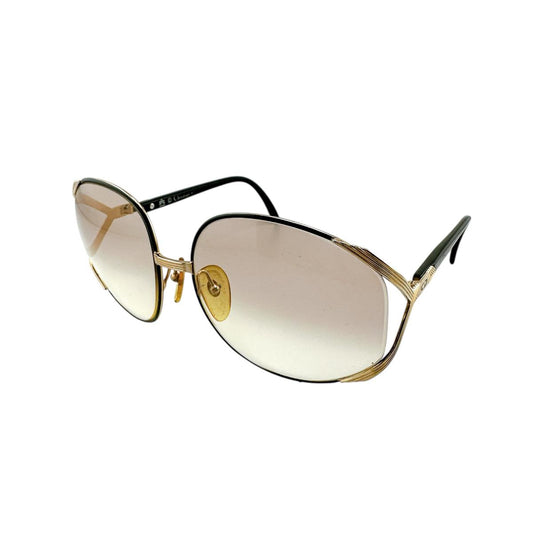 クリスチャンディオール Christian Dior サングラス
 サングラス 2250 49 プラスチック ブラック×ゴールド 【SS】
 【中古】