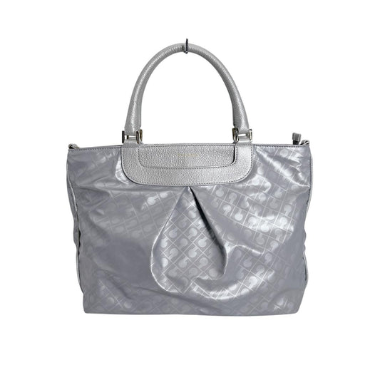 ゲラルディーニ GHERARDINI ハンドバッグ
 ハンドバッグ ソフティ PVC シルバー 【SS】
 【中古】