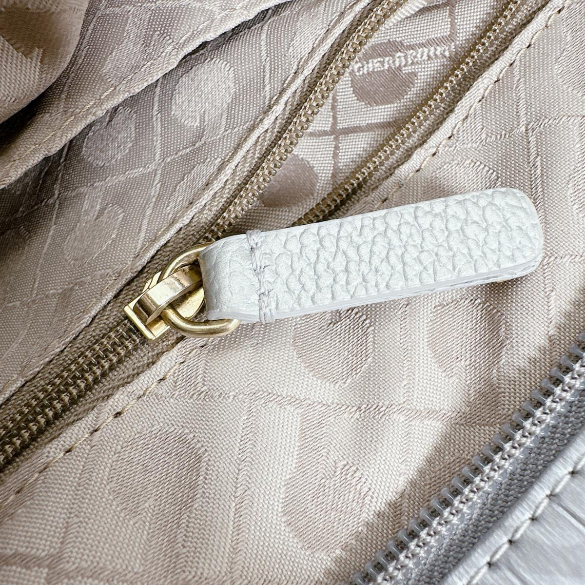 ゲラルディーニ GHERARDINI ハンドバッグ
 ハンドバッグ ソフティ PVC シルバー 【SS】
 【中古】