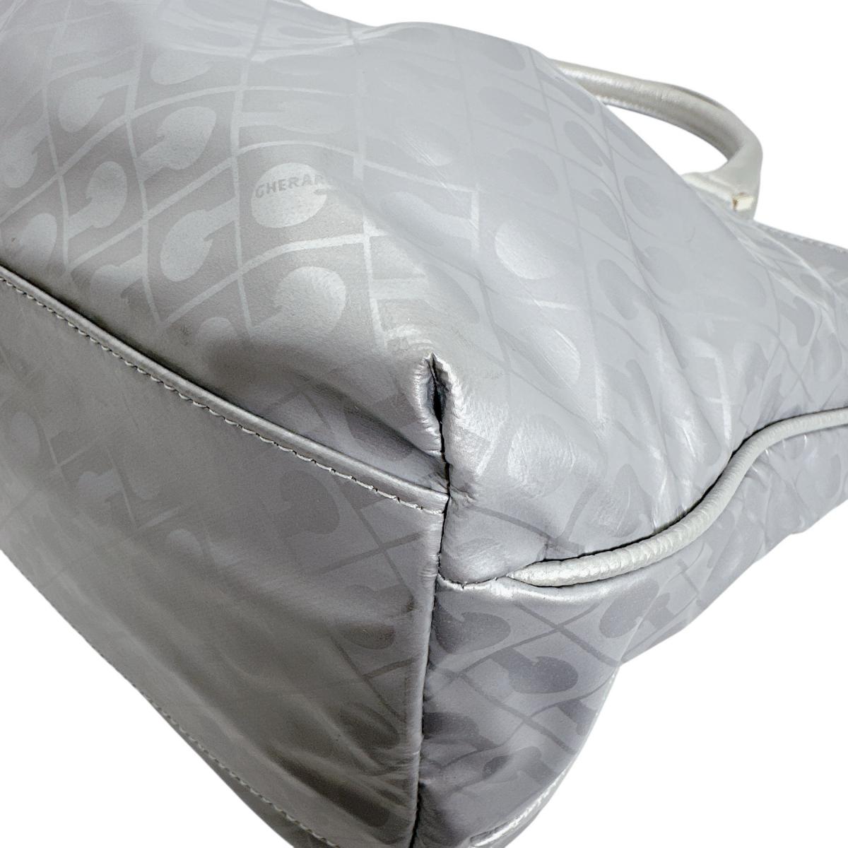 ゲラルディーニ GHERARDINI ハンドバッグ
 ハンドバッグ ソフティ PVC シルバー 【SS】
 【中古】