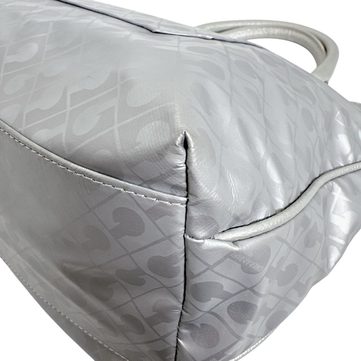 ゲラルディーニ GHERARDINI ハンドバッグ
 ハンドバッグ ソフティ PVC シルバー 【SS】
 【中古】