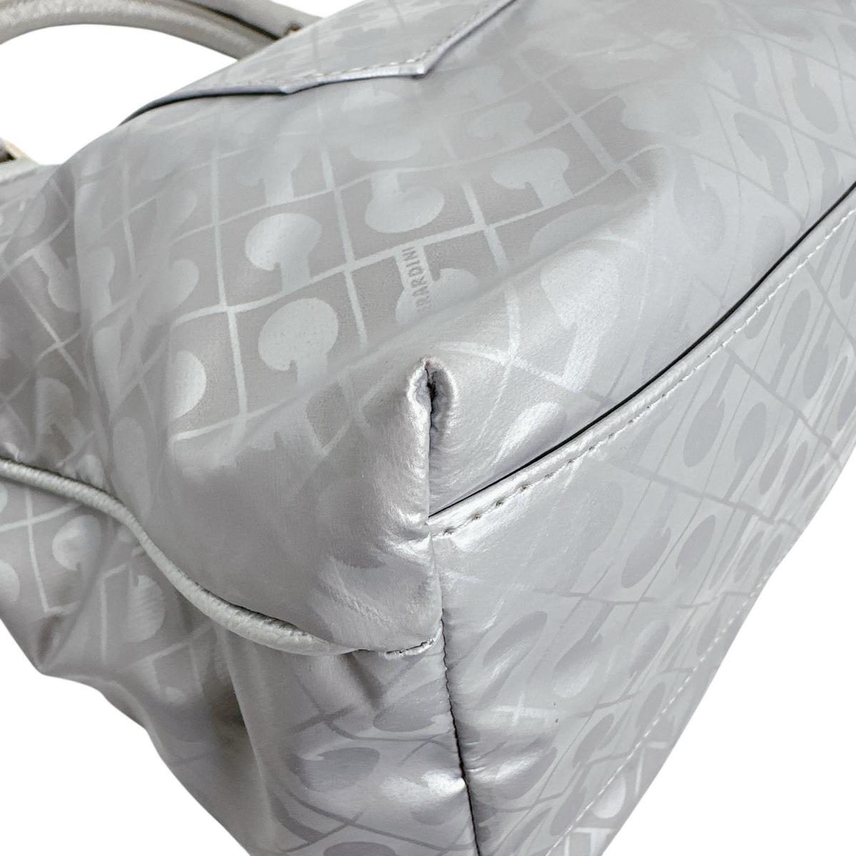 ゲラルディーニ GHERARDINI ハンドバッグ
 ハンドバッグ ソフティ PVC シルバー 【SS】
 【中古】