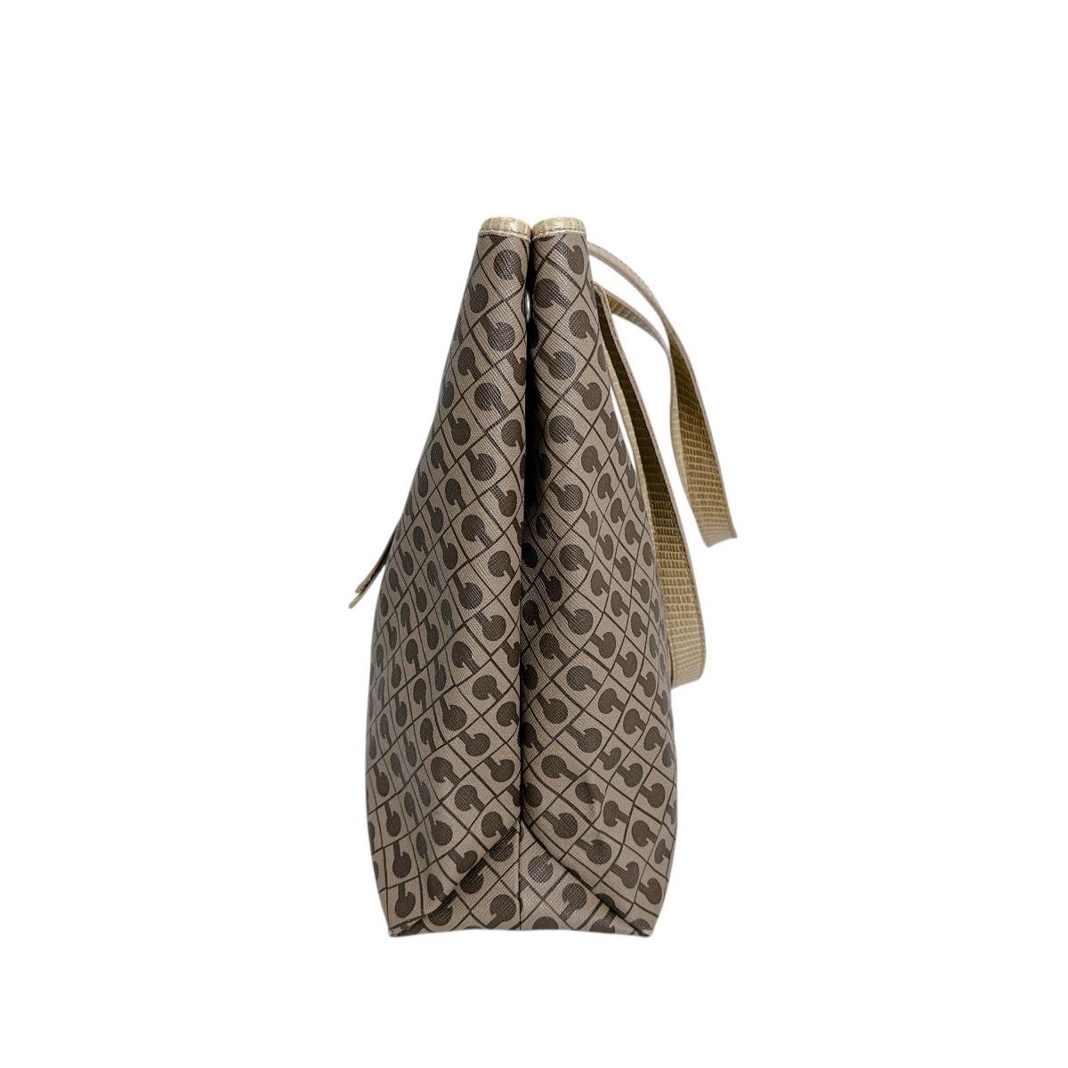 ゲラルディーニ GHERARDINI ハンドバッグ
 ハンドバッグ ソフティ PVC ベージュ 【SS】
 【中古】