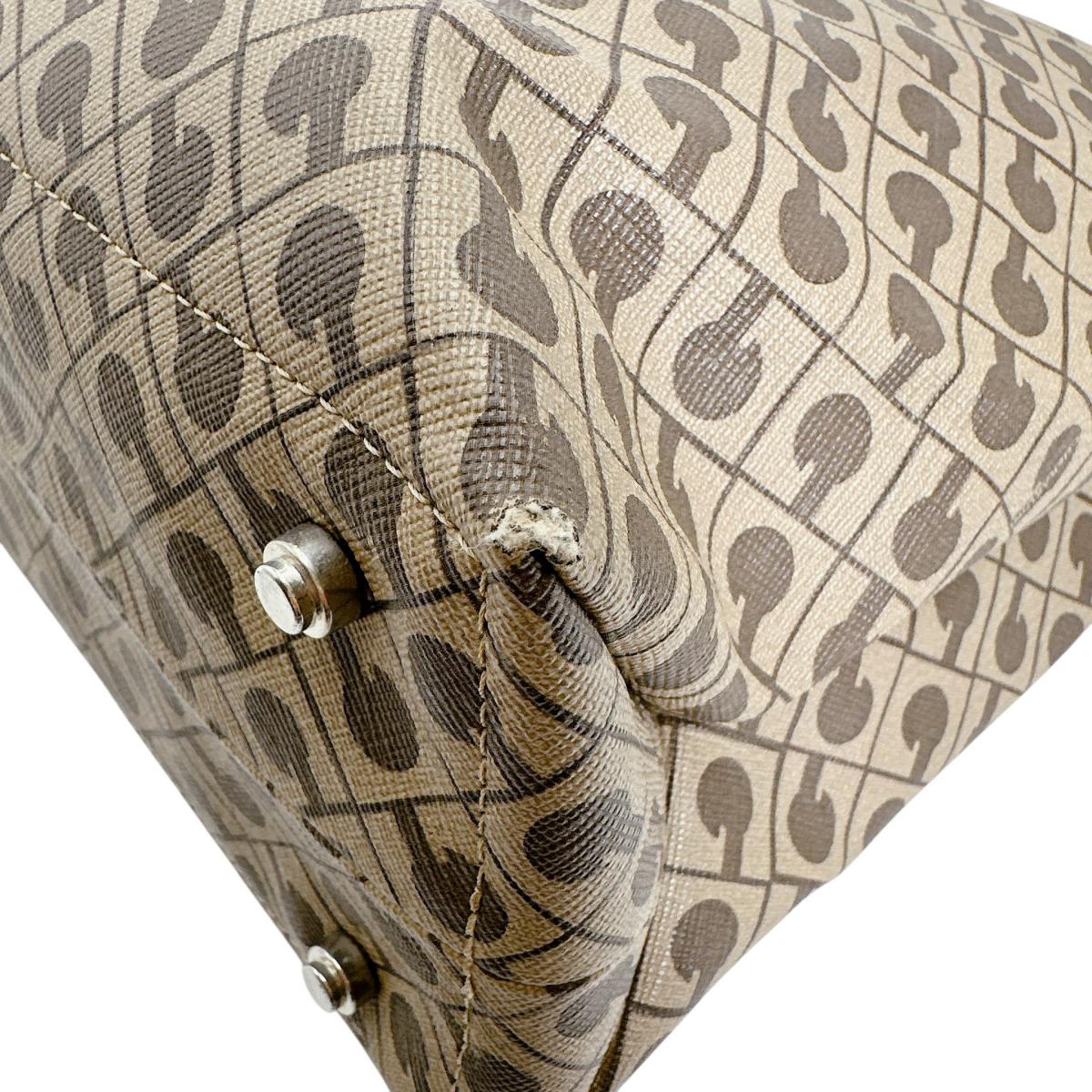 ゲラルディーニ GHERARDINI ハンドバッグ
 ハンドバッグ ソフティ PVC ベージュ 【SS】
 【中古】