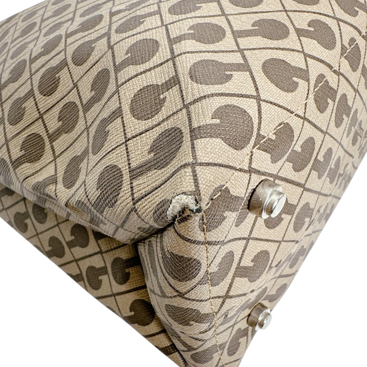 ゲラルディーニ GHERARDINI ハンドバッグ
 ハンドバッグ ソフティ PVC ベージュ 【SS】
 【中古】