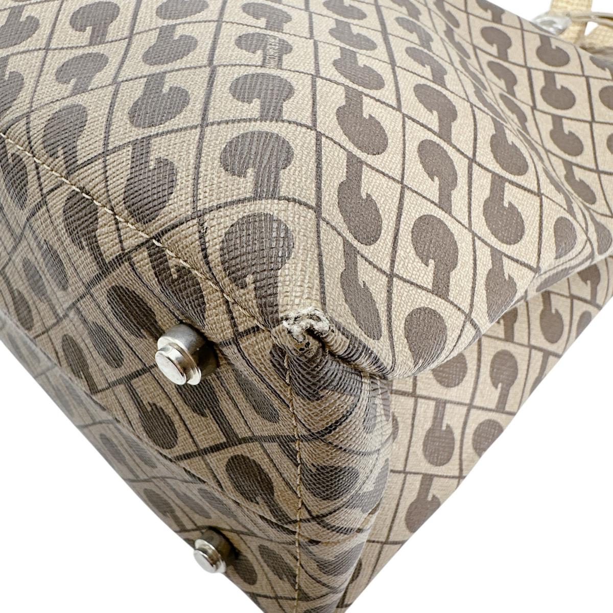 ゲラルディーニ GHERARDINI ハンドバッグ
 ハンドバッグ ソフティ PVC ベージュ 【SS】
 【中古】