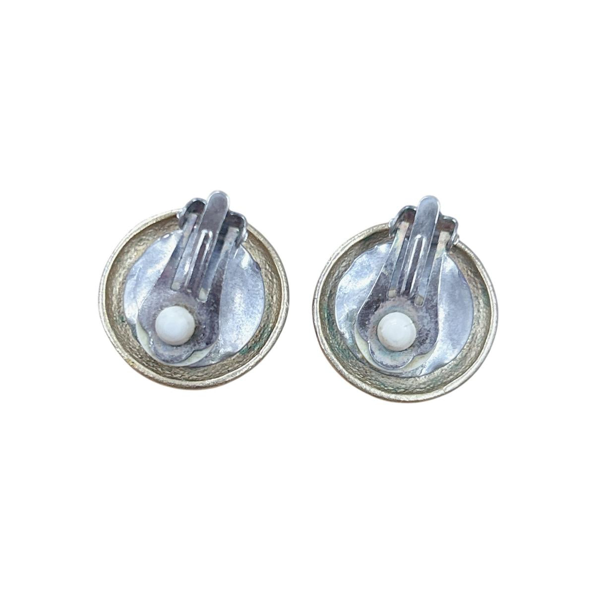 グッチ GUCCI イヤリング
 アクセサリー ロゴ入り 大ぶり GP ゴールド 【SS】
 【中古】