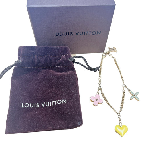 ルイヴィトン LOUIS VUITTON ブレスレット
 ブレスレット スウィートモノグラム ブラスレ GP M65477 ゴールド LV
 【SS】
 【中古】