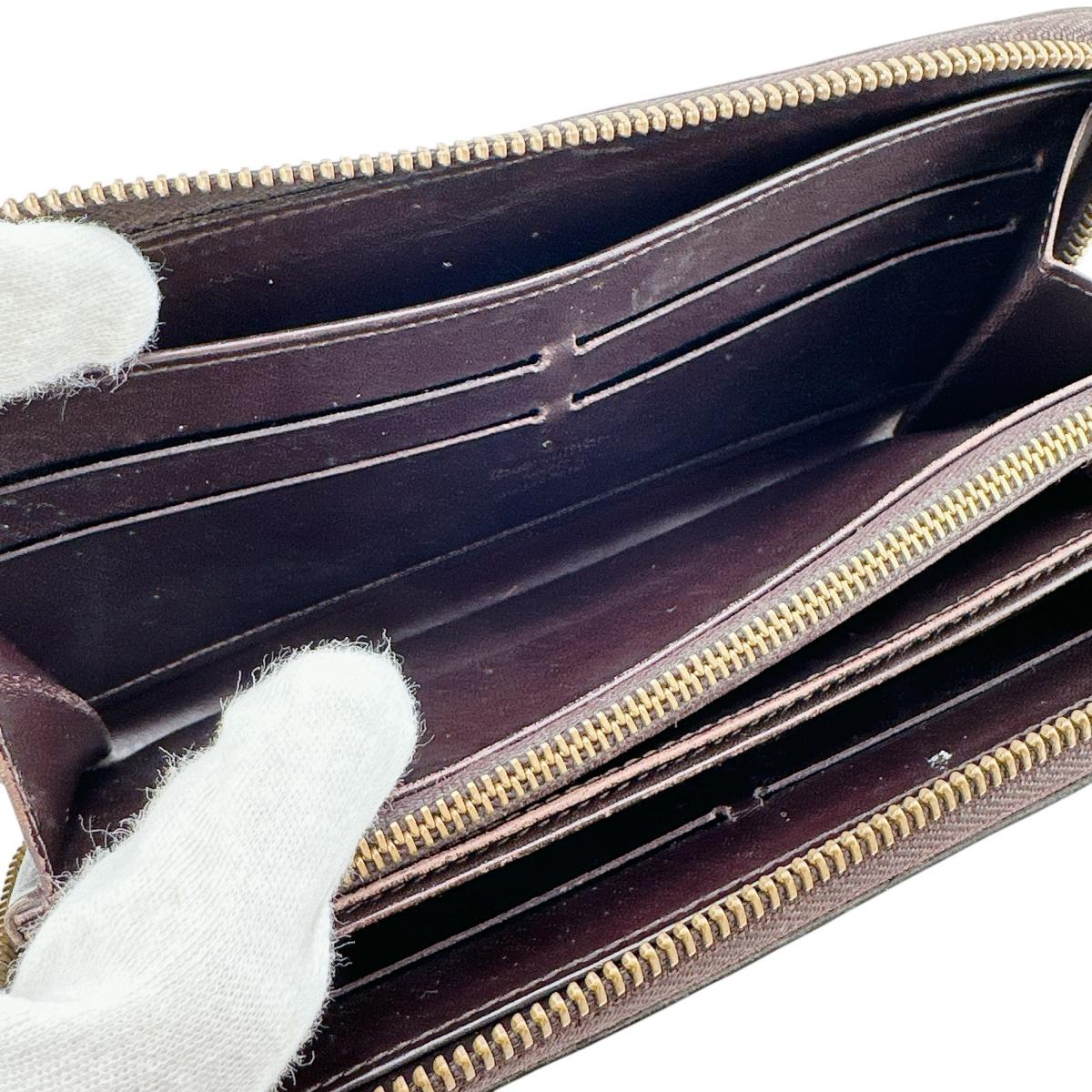 ルイヴィトン LOUIS VUITTON 長財布
 ラウンドファスナー モノグラム ジッピーウォレット モノグラムヴェルニ M93575 マゼンタ LV
 【SS】
 【中古】