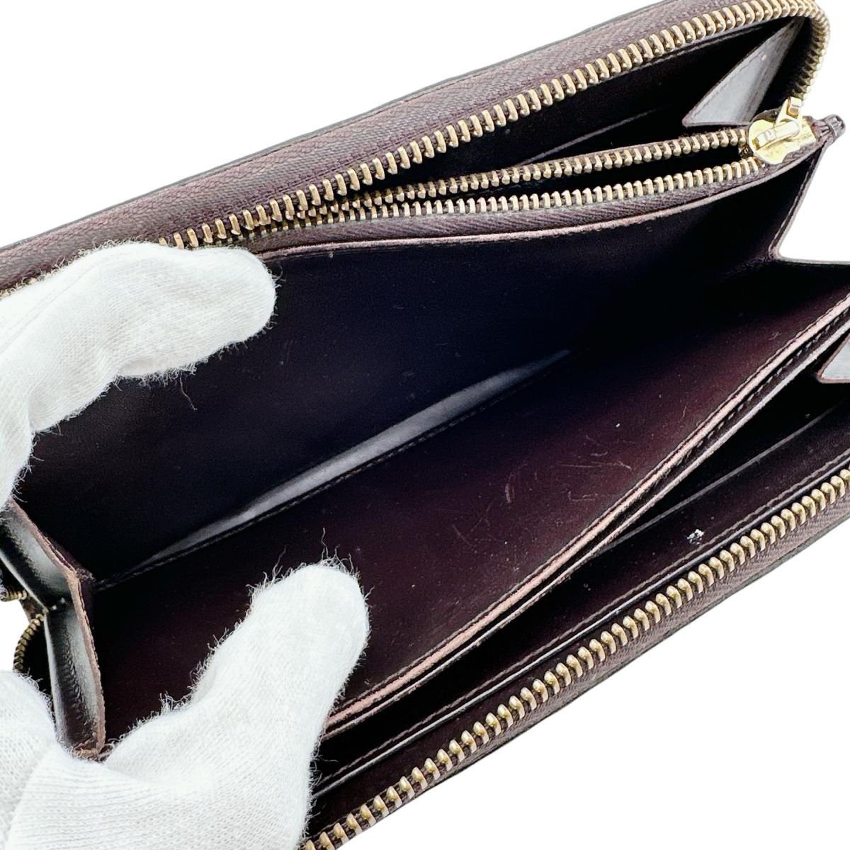 ルイヴィトン LOUIS VUITTON 長財布
 ラウンドファスナー モノグラム ジッピーウォレット モノグラムヴェルニ M93575 マゼンタ LV
 【SS】
 【中古】