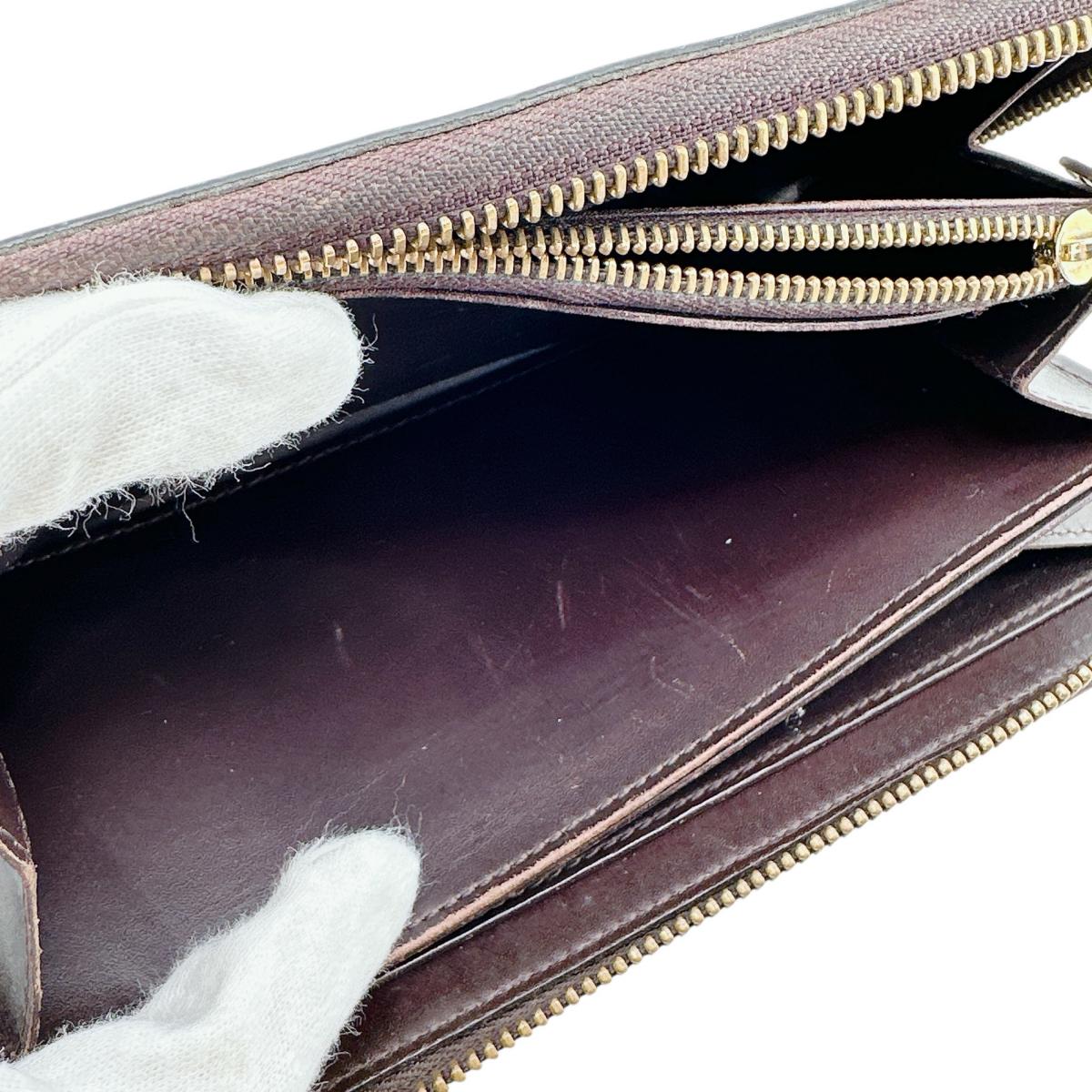 ルイヴィトン LOUIS VUITTON 長財布
 ラウンドファスナー モノグラム ジッピーウォレット モノグラムヴェルニ M93575 マゼンタ LV
 【SS】
 【中古】