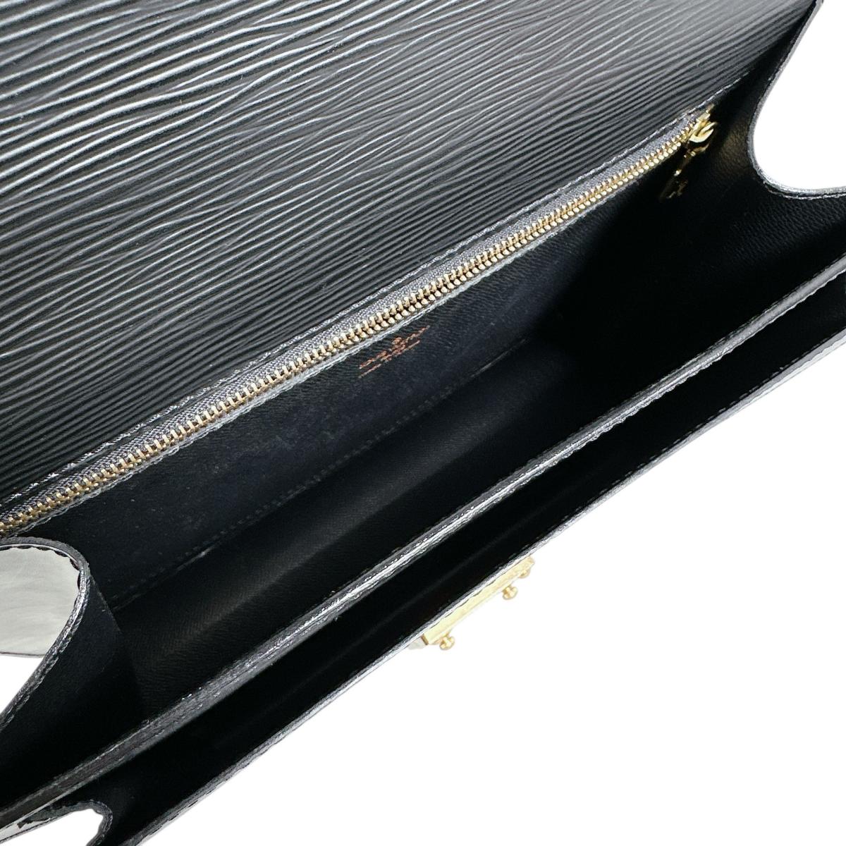ルイヴィトン LOUIS VUITTON ハンドバッグ
 2WAYショルダーバッグ エピ モンソー エピレザー M52792 ブラック LV
 【SS】
 【中古】