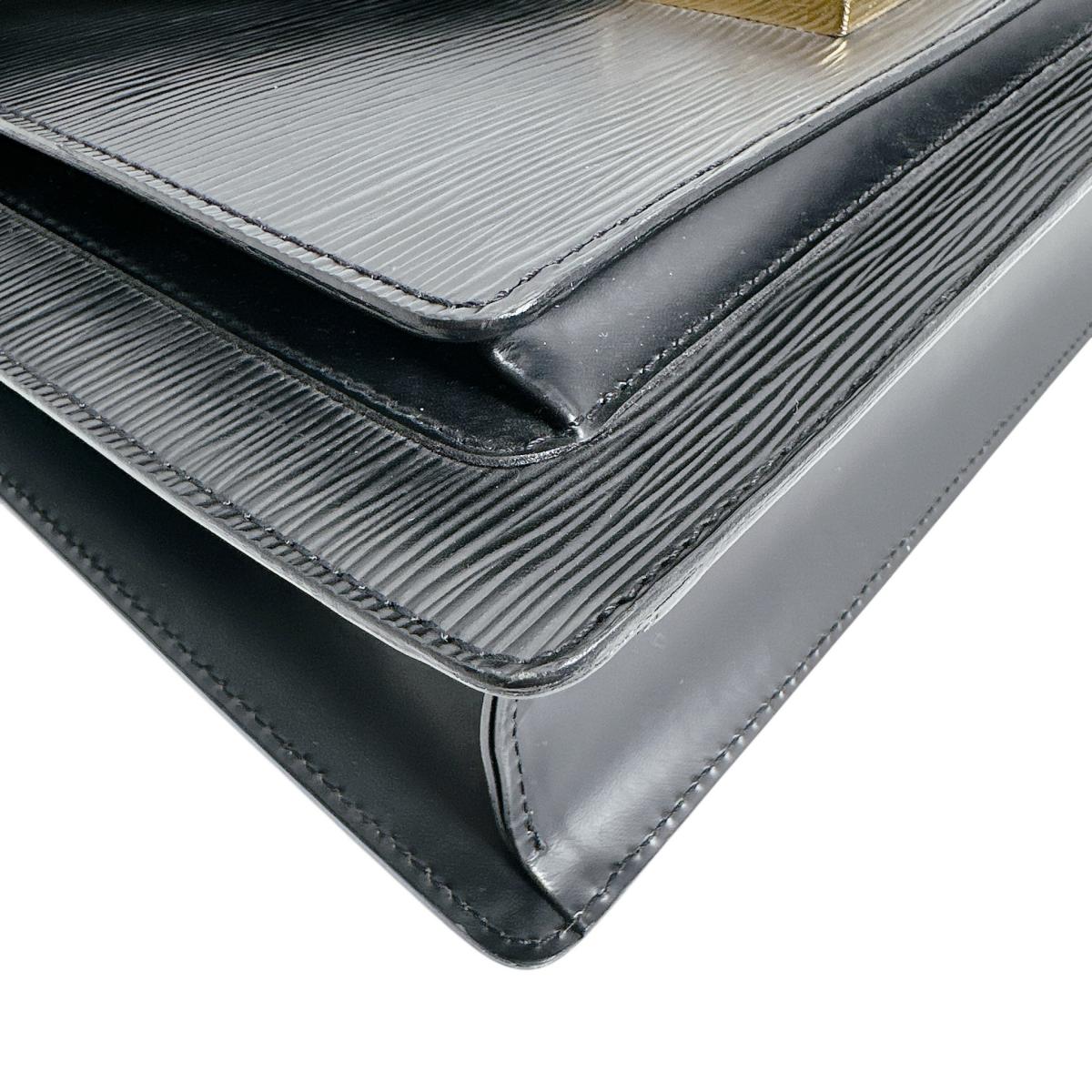 ルイヴィトン LOUIS VUITTON ハンドバッグ
 2WAYショルダーバッグ エピ モンソー エピレザー M52792 ブラック LV
 【SS】
 【中古】