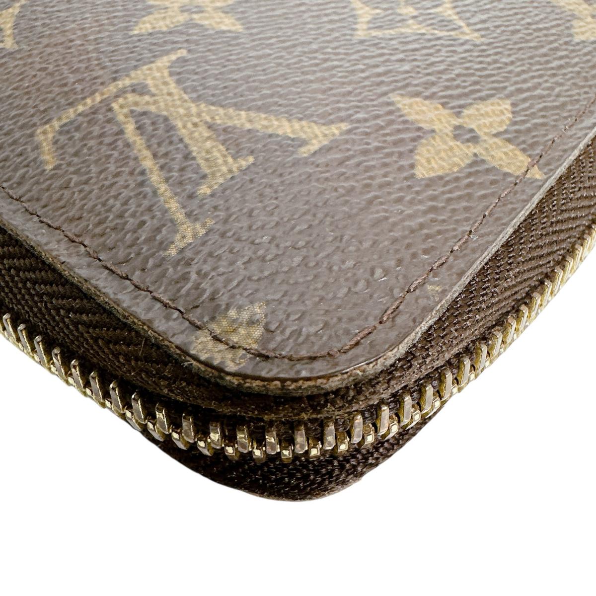 ルイヴィトン LOUIS VUITTON 長財布
 ジッピーウォレット モノグラム ラウンドファスナー モノグラムキャンバス M60017 ブラウン LV
 【SS】
 【中古】