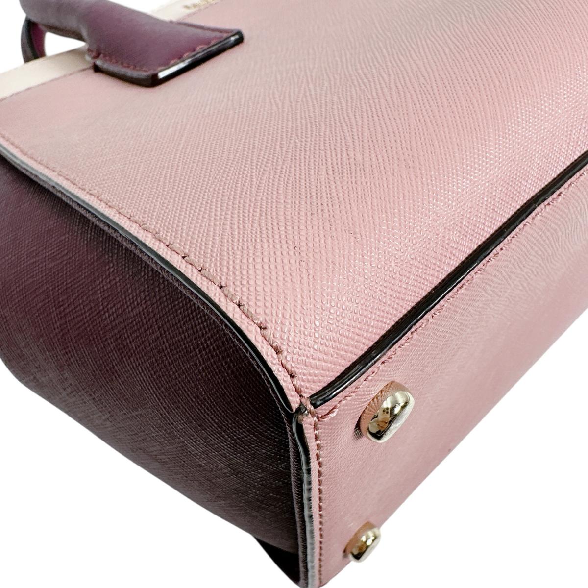 ケイトスペード Kate Spade ハンドバッグ
 2WAYバッグ キャメロンストリート キャンダス ショルダーバッグ レザー パープル 【SS】
 【中古】