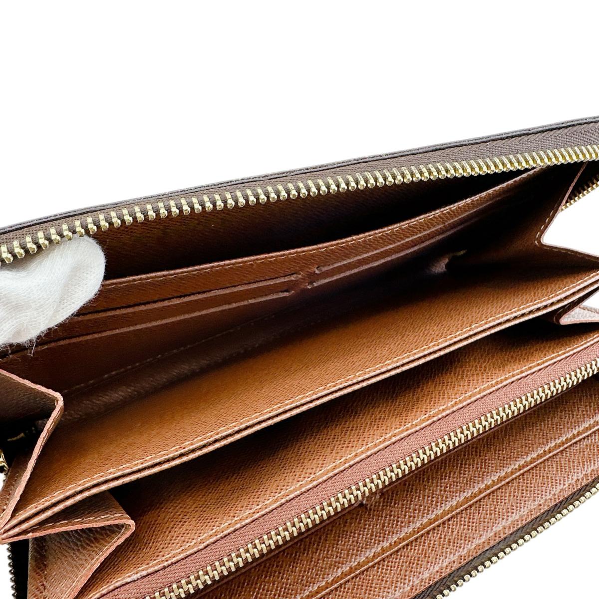 ルイヴィトン LOUIS VUITTON 長財布
 ジッピーウォレット モノグラム ラウンドファスナー モノグラムキャンバス M60017 ブラウン LV
 【SS】
 【中古】