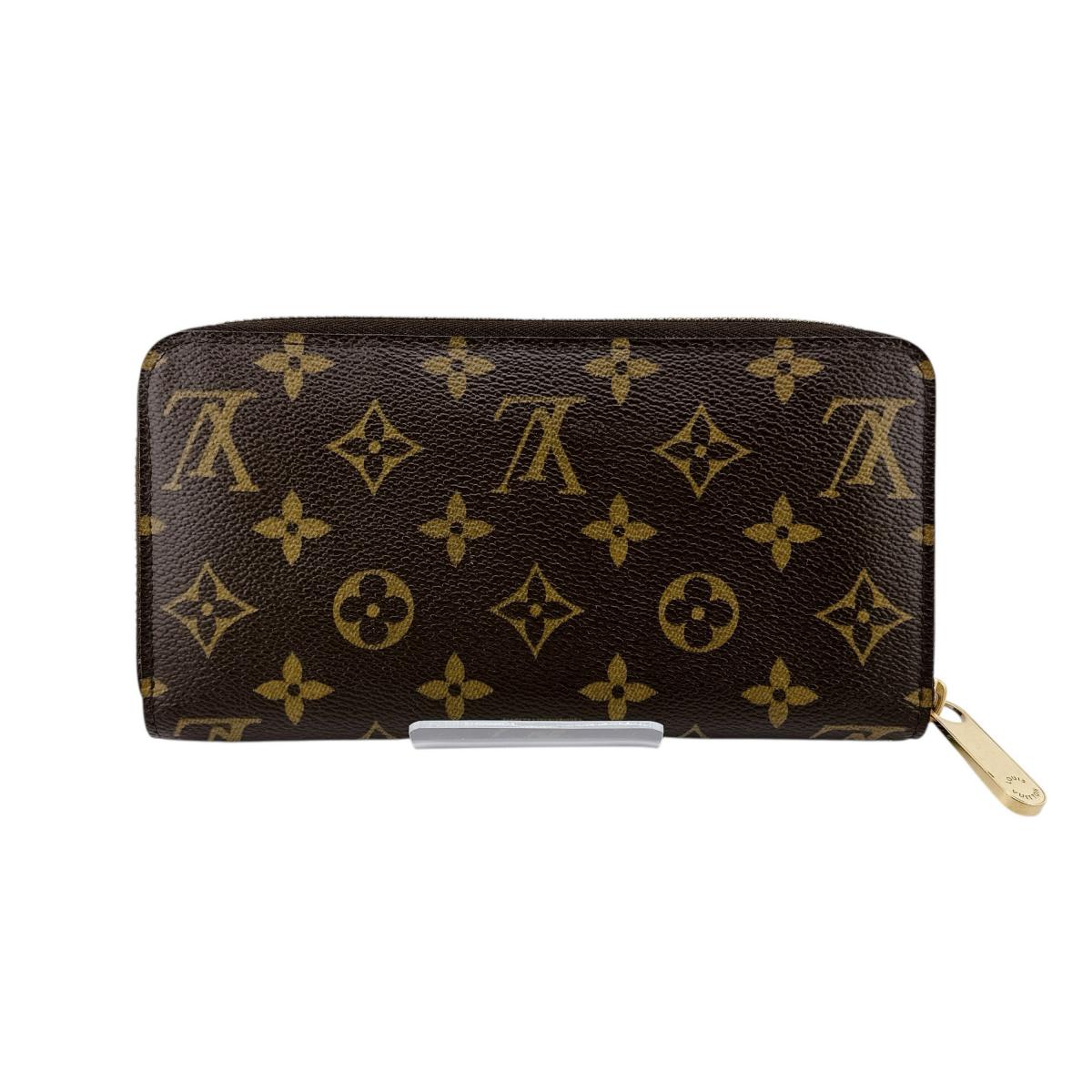 ルイヴィトン LOUIS VUITTON 長財布
 ジッピーウォレット モノグラム ラウンドファスナー モノグラムキャンバス M60017 ブラウン LV
 【SS】
 【中古】