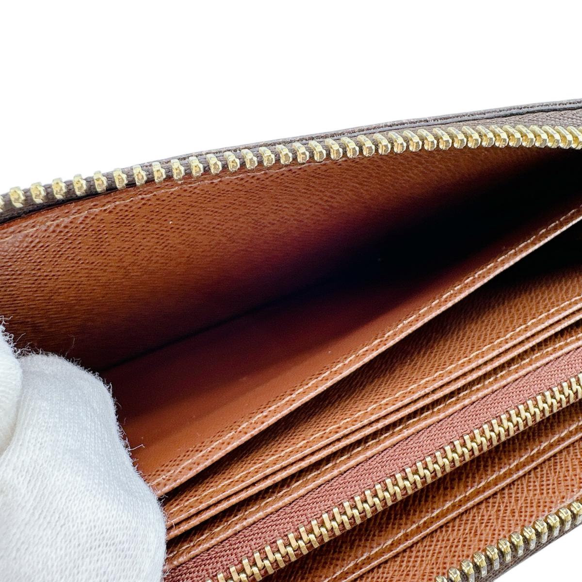 ルイヴィトン LOUIS VUITTON 長財布
 ジッピーウォレット モノグラム ラウンドファスナー モノグラムキャンバス M60017 ブラウン LV
 【SS】
 【中古】