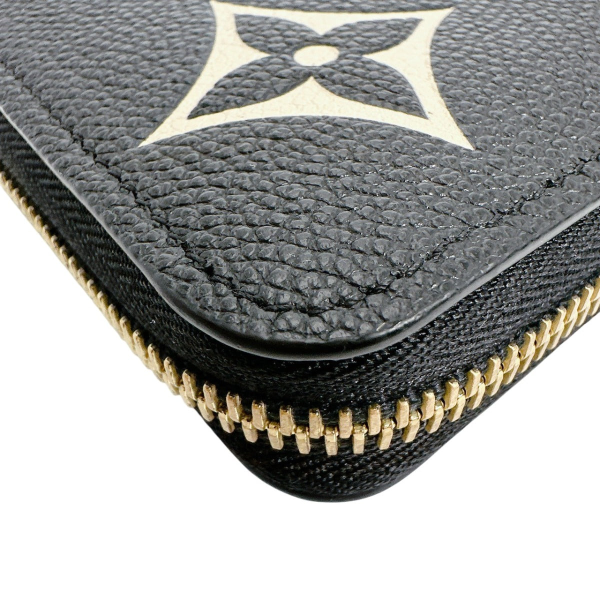 ルイヴィトン LOUIS VUITTON 長財布
 ラウンドファスナー アンプラント ジッピーウォレット モノグラムアンプラント M80481 ブラックベージュ LV
 【SS】
 【中古】